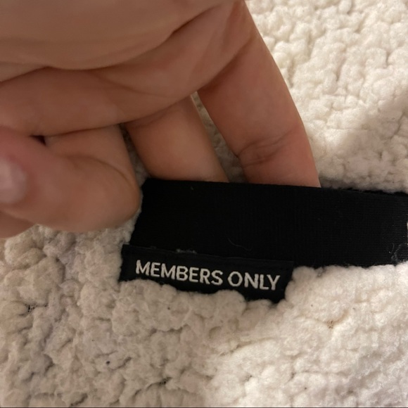 Members Only Shearling Bomber Jacket - Picture 3 of 5